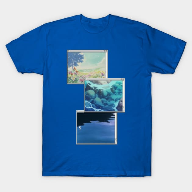 Vaporwave Microsoft paint T-Shirt by isarol